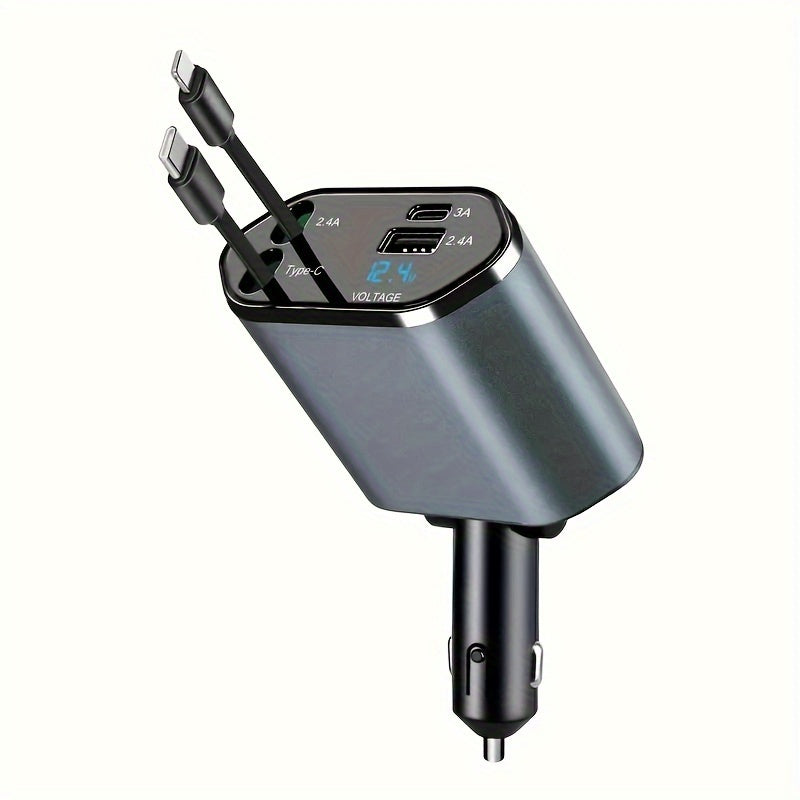 Cargador de auto 4 en 1